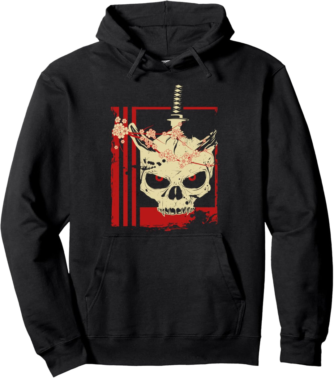 Japanischer Dämon I Totenkopf I Japanische Kunst I Japan Pullover Hoodie