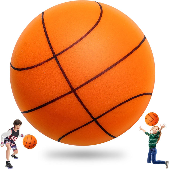 21cm Leiser Indoor Basketball,Hochbelastbarer Silent,Hochelastisch Silent Basketball,Schaumstoffball