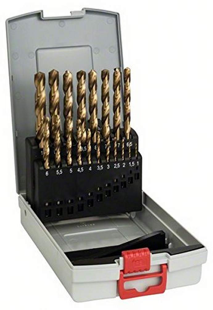 Bosch Professional 19tlg. Metallbohrer-Set HSS-TiN ProBox