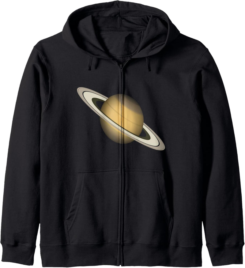 Saturn Beringter Planet Kapuzenjacke