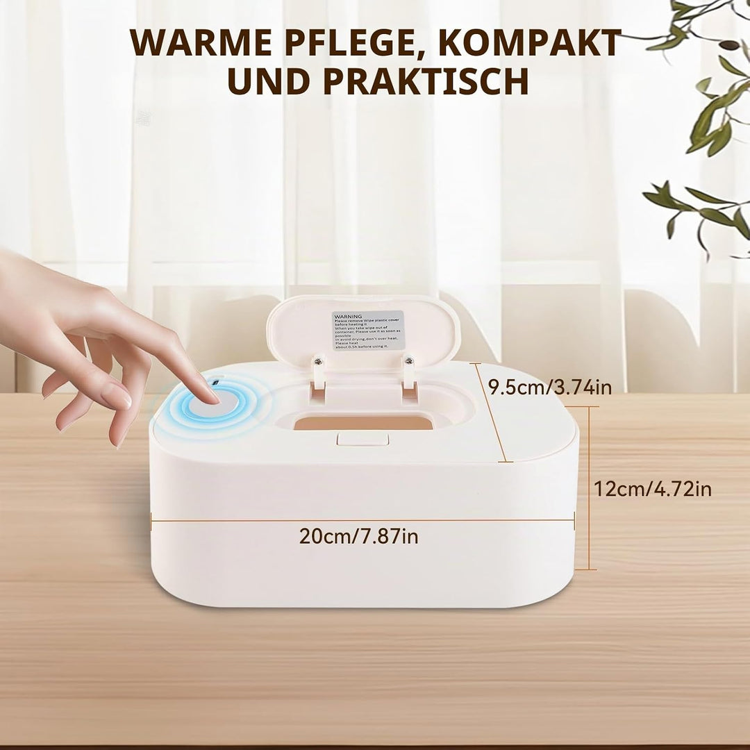 Einstellbar 40 ℃ - 60 ℃ Wischtuchwärmer,Wischtuchwärmer Für Babys, 3 Temperaturmodi Baby-Feuchttuchs