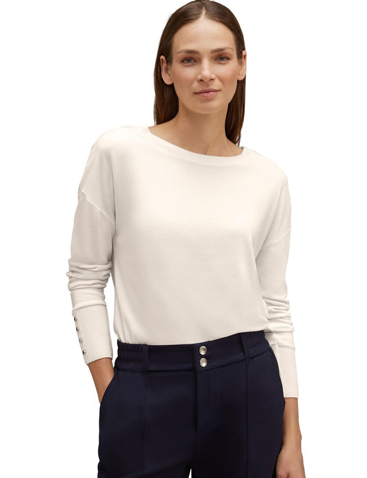Damen Shirt mit Knopfdetail 36 Black (Schwarz), 36 Black (Schwarz)