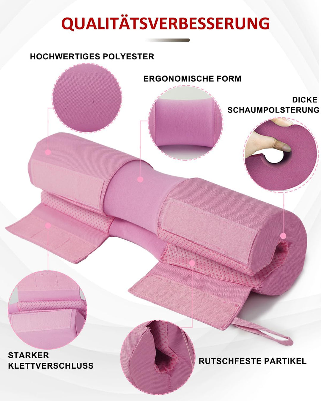 Langhantel Polster Nylon Padding AntiSlip- Hip Thrust Pad Polster für Langhantelstange - Hantel Nack