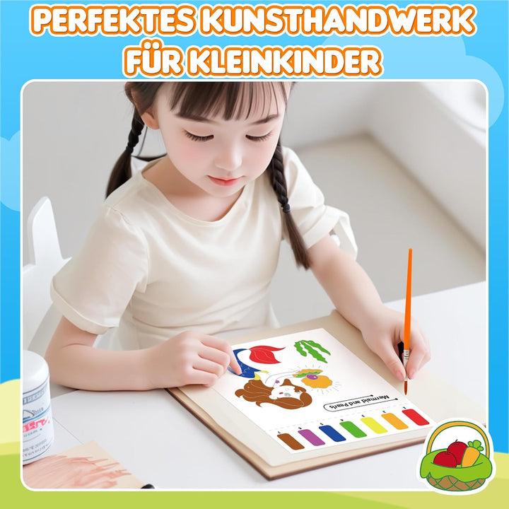 YPLUS Malen mit Wasserbüchern für Kleinkinder, Aquarell-Malpapier für Kinder, Kunsthandwerk Geschenk