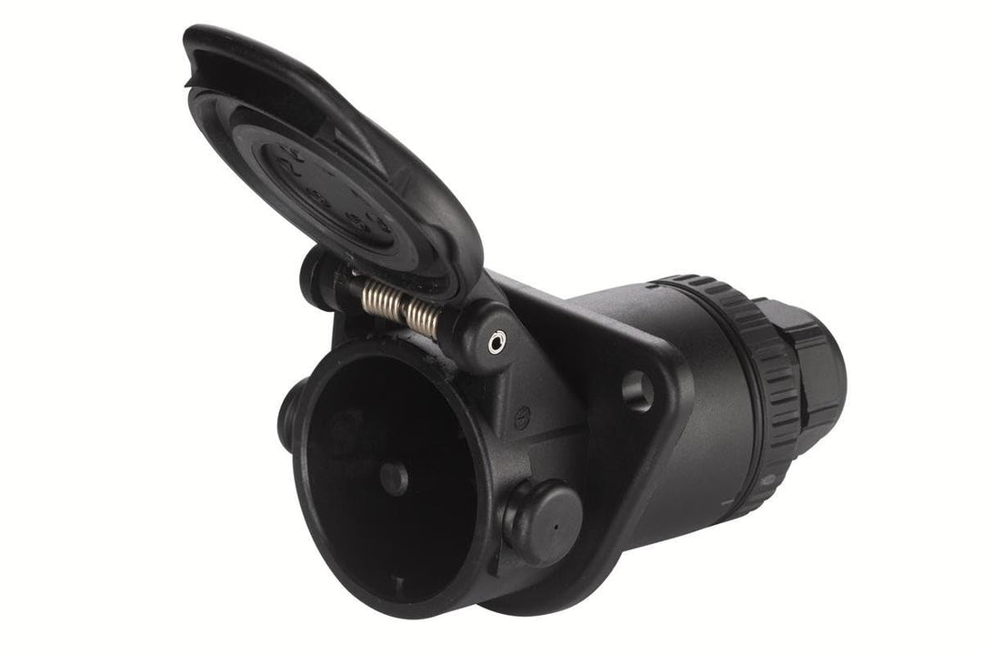 HELLA - Steckdose - 12V - 7-polig - Stecker: Rundstecker - DIN/ISO: 7638-2 - 8JB 011 895-001 für den