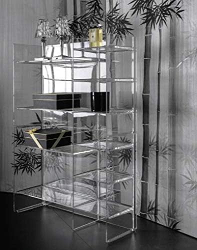 Kartell Sound-Rack Regal, Plastik, pink, 26 x 75 x 53 cm Rosa Nude, Rosa Nude