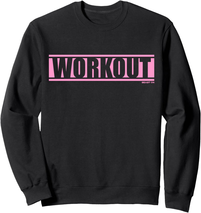 Workout Rosa Gym Fitness Workout Gym rosa Druck Motiv Sweatshirt