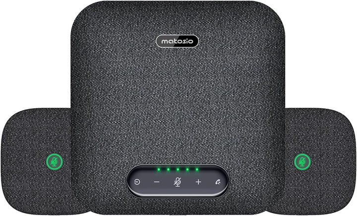 Matosio Octopus Pro Konferenzlautsprecher mit Mikrofon Bluetooth und USB, integriertes Mikrofon mit