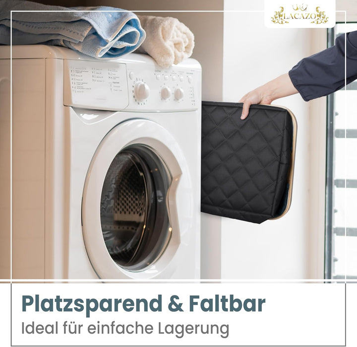 NEU faltbarer Wäschekorb – 55 L – robuste, platzsparende Wäschebox – atmungsaktiver Stoff – standfes