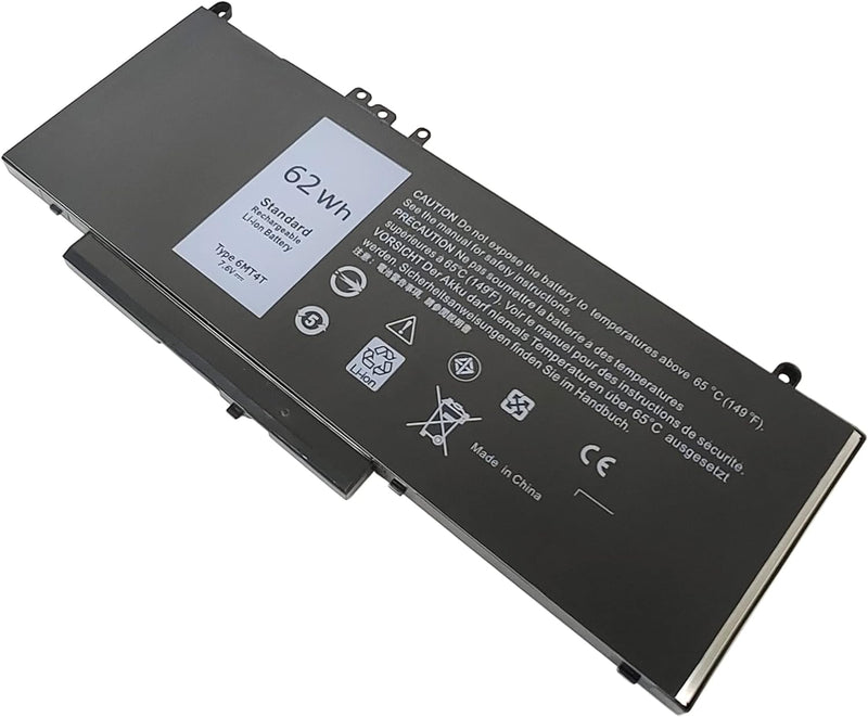 62Whr Laptop Akku für Dell 6MT4T 7V69Y, Latitude E5570 E5470, TXF9M 79VRK 07V69Y 451-BBUQ Batterie,