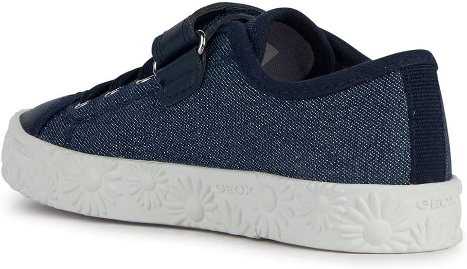 Geox Mädchen Jr Ciak Girl Sneaker 24 EU Navy, 24 EU Navy