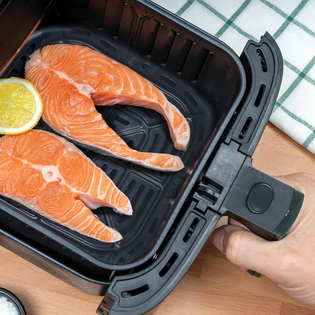 Rosmarino 5L Infinity Vision XL - Die ultimative Heissluftfritteuse Airfryer mit Fenster, LED-Anzeig