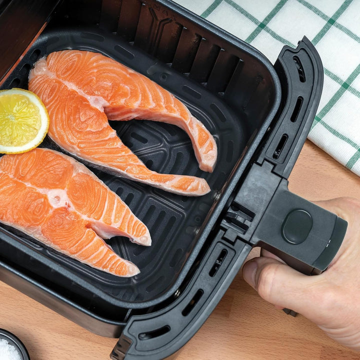 Rosmarino 5L Infinity Vision XL - Die ultimative Heissluftfritteuse Airfryer mit Fenster, LED-Anzeig