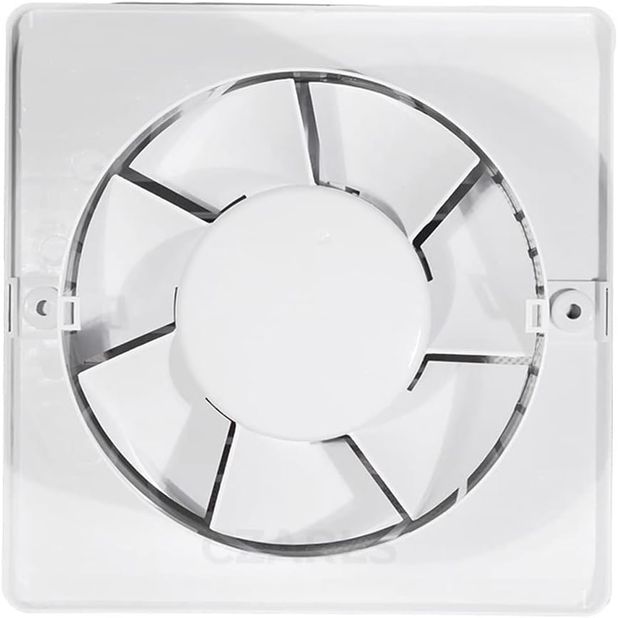 F.H. ANA Badlüfter Wandlüfter Ventilator Ø 125 mm - Feuchtesensor + Nachlauf - Weiss (Funktion: Feuc
