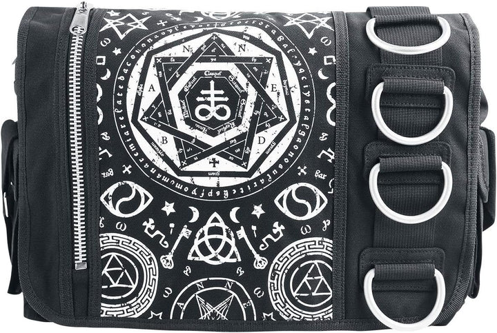 Banned Alternative Pentagram Unisex Umhängetasche schwarz Einheitsgrösse Schwarz, Einheitsgrösse Sch