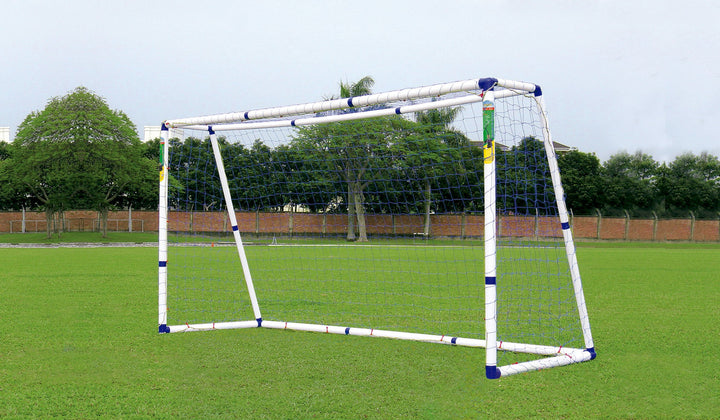 Outdoor Play | Profi Vario Fussballtor 2,4m x 1,8m oder 3,6m x 1,8m cm mit Zwei Netzen, Stabil Wette