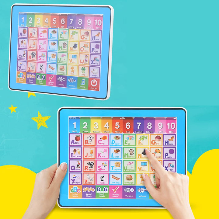 Zerodis Baby Englisch Lernen Maschinenspielzeug Touchscreen Tablet Pad frühen pädagogischen Bücher S
