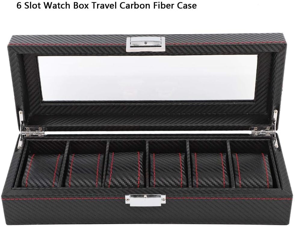 Uhrenbox für 6 Uhren Kasten,für Schmuck oder Armbandkollektion usw,Holz Uhrenkasten