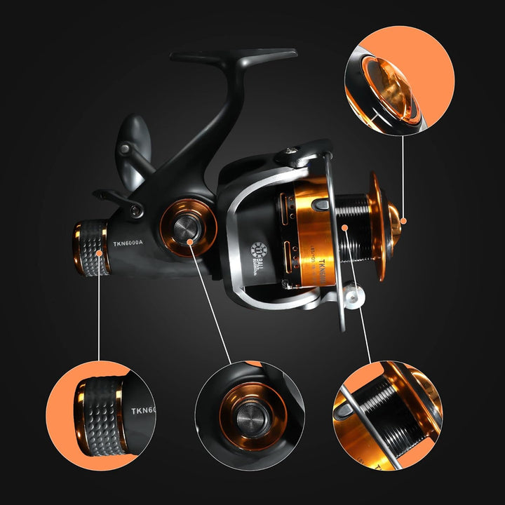 BNTTEAM 11BB Vorderes und hinteres Bremssystem Einwegkupplungsgrösse 1000-7000 Vollmetallspule Spinn