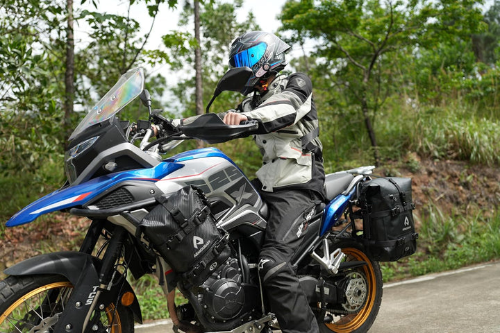 Motorrad Stossstangen Seitentasche Tasche Wasserdicht 6L/8L/15L Motor Sturzbügel Seitentaschen mit S