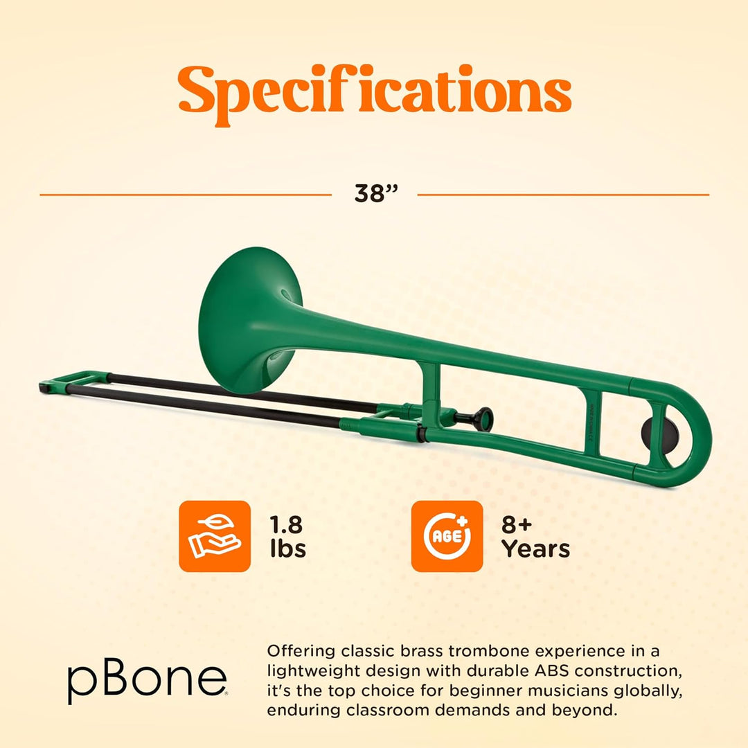 pBone 700643 Trombone grün grün Posaune, grün Posaune