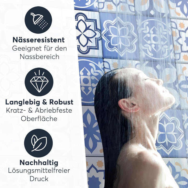 CREATISTO Mosaik Klebefliesen Stickerfliesen Fliesenfolie - Aufkleber Folie für Fliesen I Stickerfli