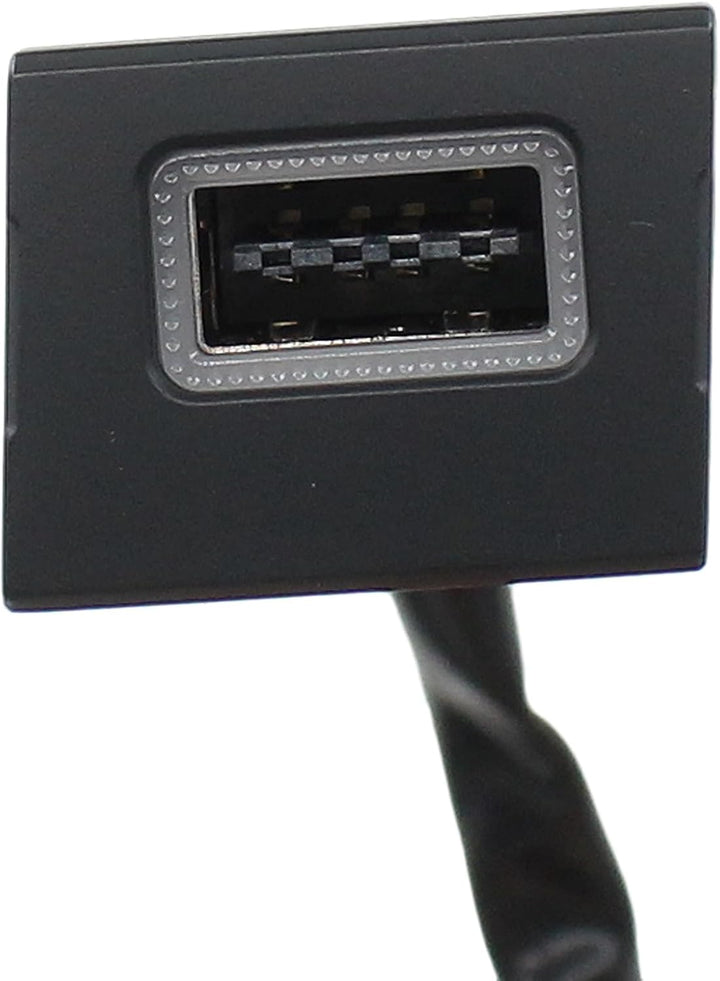 USB Ladegerät Buchse mit Kabelbaum Armaturenbrett Steckdose USB Ladesteckdose Einbaubuchse Schnellla