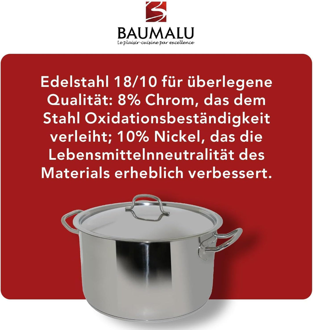 Baumalu 340530 Professionnelle Frittierpfanne, 32 cm Diamètre : 32 cm, Diamètre : 32 cm