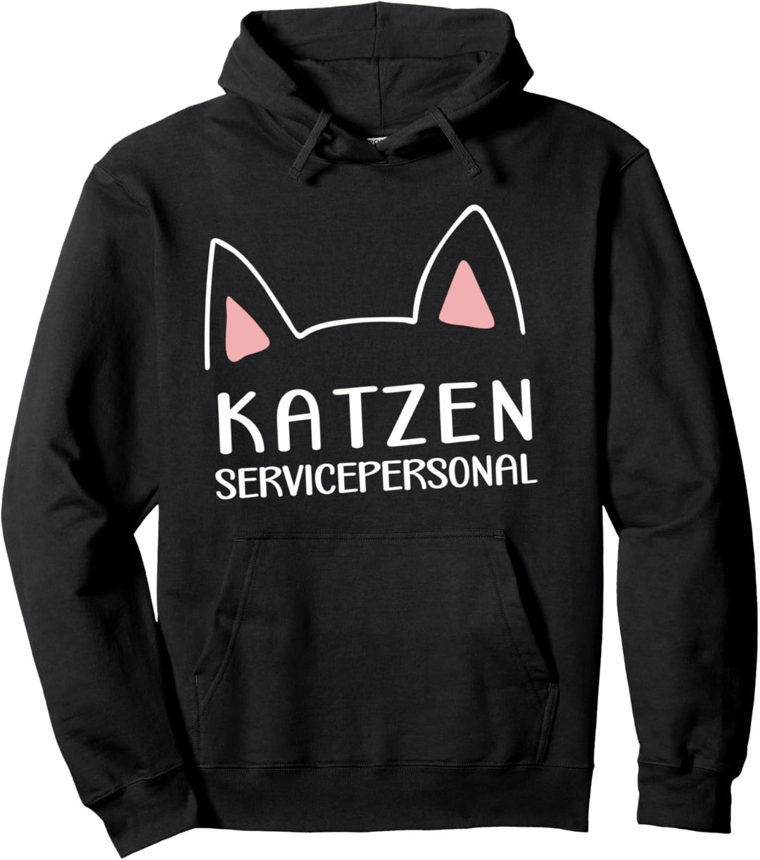 Lustiges Katzen Servicepersonal Katze Haustier Katzenliebe Pullover Hoodie