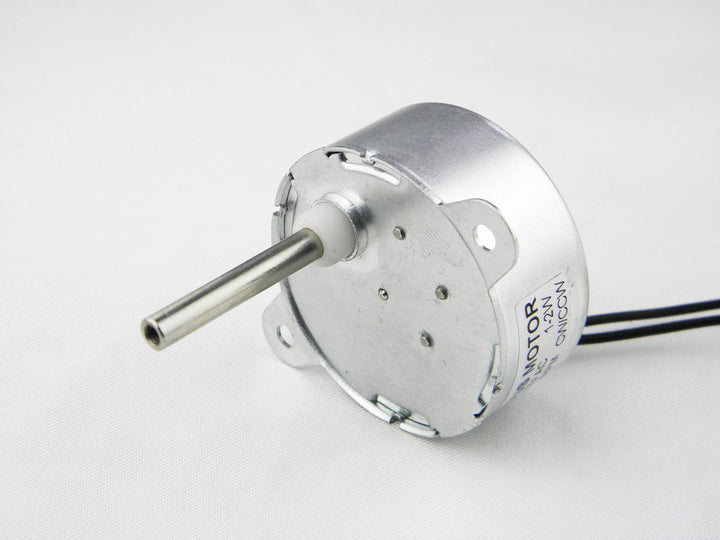 CHANCS TYC-40 12V DC 5RPM Welle 33mm mit DC Stromadapter Eingang 110V/240V Ausgang DC 12V Elektromot