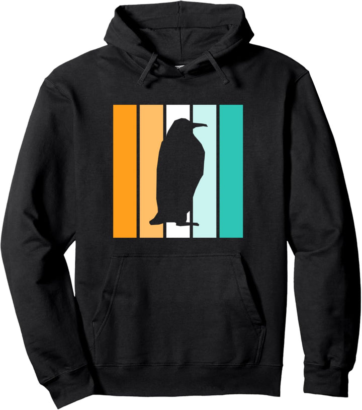 Pinguin Vintage Outfit Herren Damen Retro Pinguin Pullover Hoodie