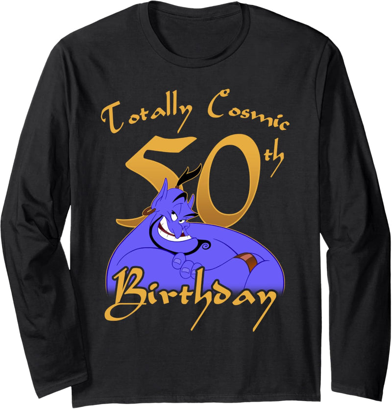 Disney Aladdin Genie Cosmic 50th Birthday Langarmshirt