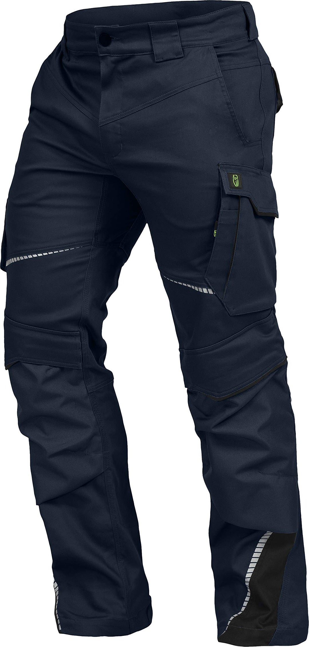 LEIB WÄCHTER Flex-Line Arbeitshose Bundhose Premium grün-schwarz mit Spandex … 46 Marine/Schwarz, 46