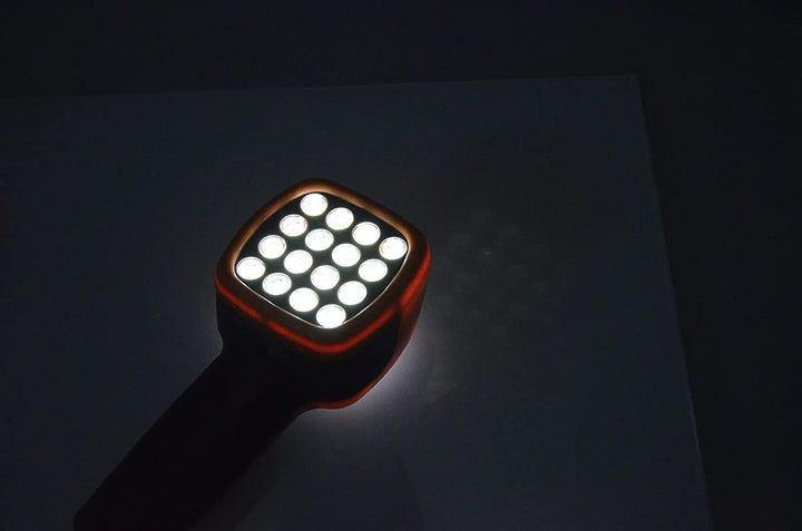 AIOMEST Digitales LED Stroboskop Tachometer Messung 60~99,999 RPM/Hz, wiederaufladbare berührungslos