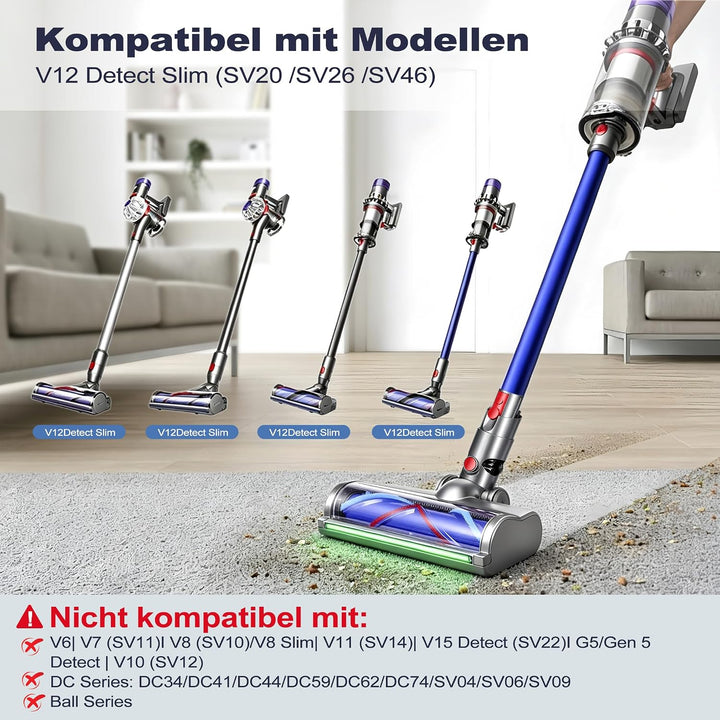 Ersatzbürste für Dyson V12 Detect Slim V10 Digital Slim