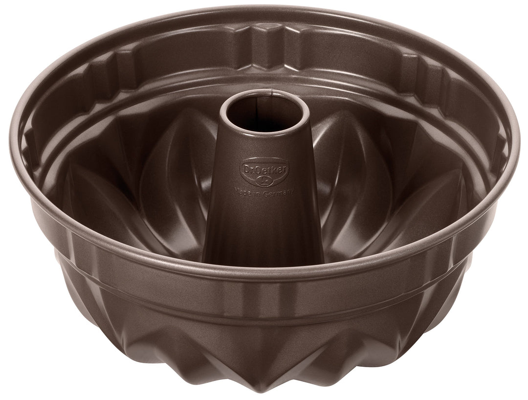 Dr. Oetker Gugelhupf Ø 25 cm BACK-EDITION, runde Backform mit Auslaufschutz, Bundform mit Antihaftbe