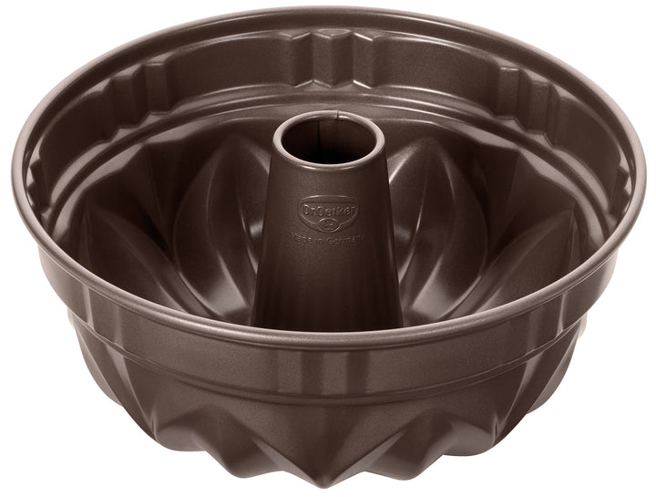 Dr. Oetker Gugelhupf Ø 25 cm BACK-EDITION, runde Backform mit Auslaufschutz, Bundform mit Antihaftbe