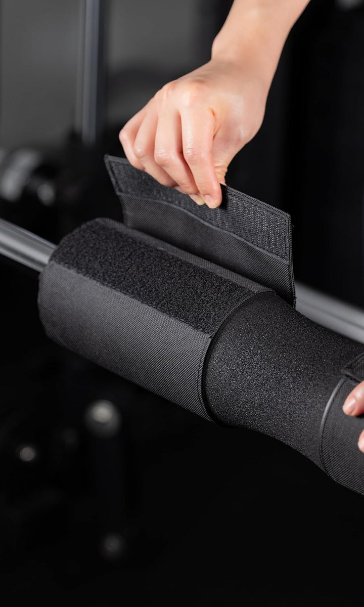 Fitgriff® Langhantel Polster, Hip Thrust Pad mit Klettverschluss - Hantel Nackenpolster - Polsterung