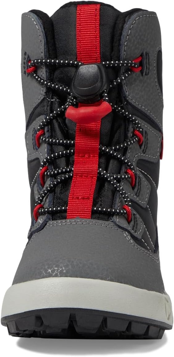 Merrell Unisex Snow Bank 4.0 WTRPF Schneestiefel 32 EU Grey Black Red, 32 EU Grey Black Red
