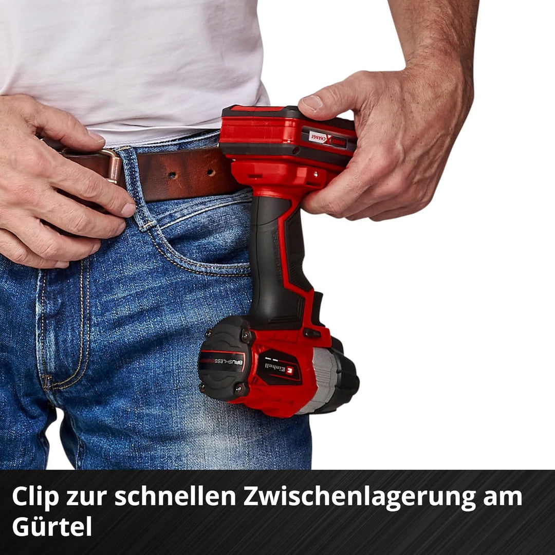 Einhell Akku Schlagschrauber TE-CI 18 Li Brushless Power X-Change (Lithium Ionen, 18 V, 180 Nm, LED