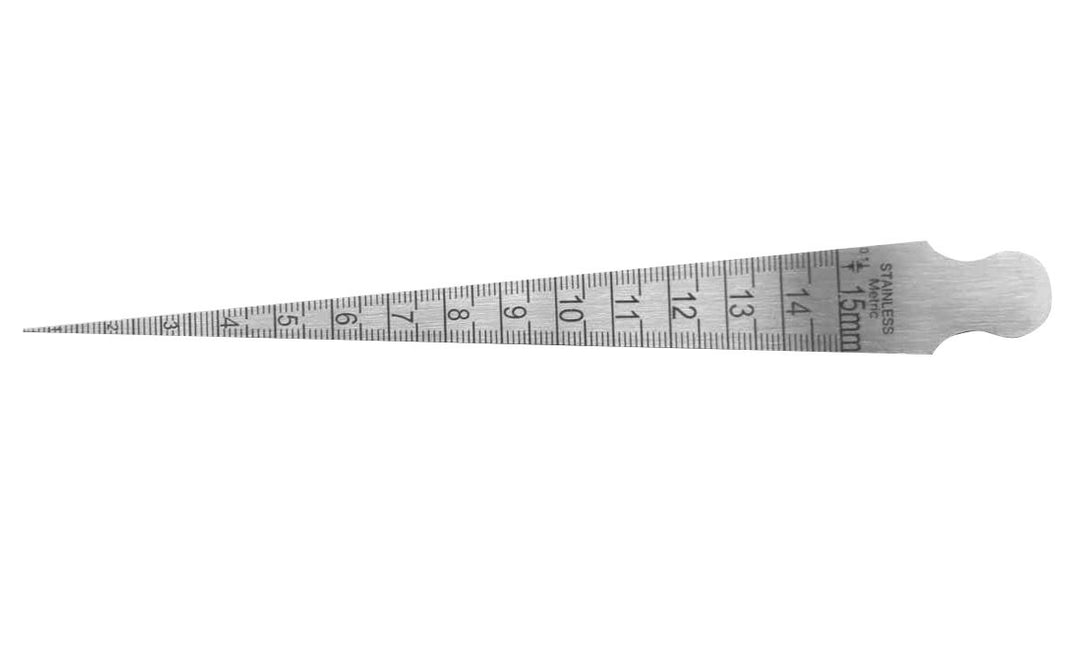 CNC QUALITÄT Messkeil Messbereich 1-15 mm - aus Werkzeugstahl