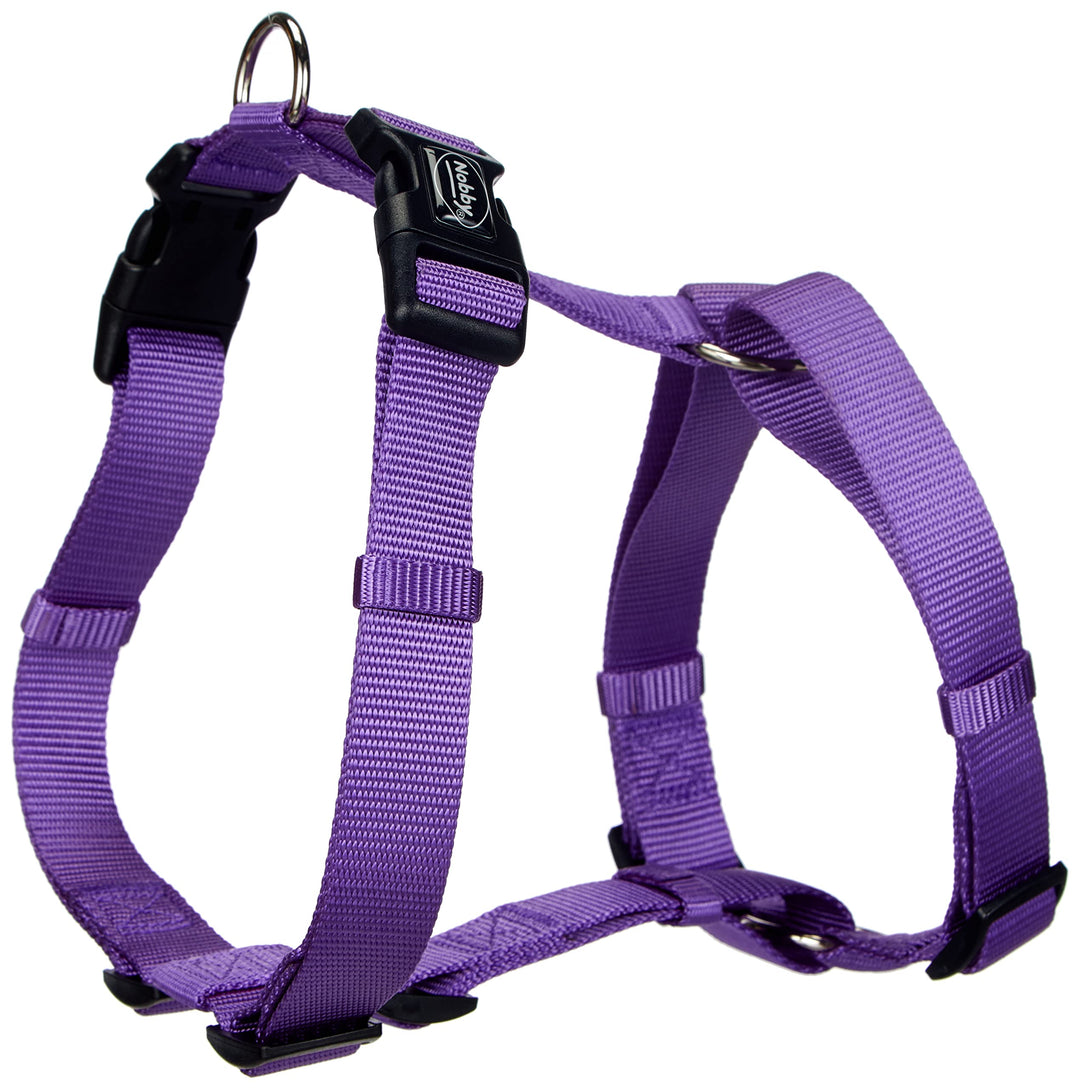 Nobby Geschirr Classic, lila Brust: 70/90 cm, B: 25 mm, 1 Stück lila Länge 70-90 cm; Breite 25 mm, l