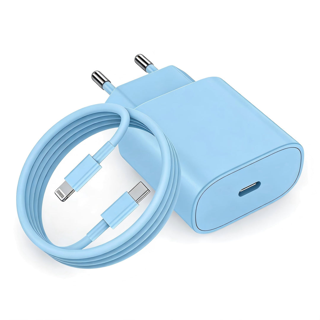 20W Ladegerät USB C für iPhone 14 13 12 11 SE Pro/Pro Max/Plus, Schnellladegerät& 2M Ladekabel Schne