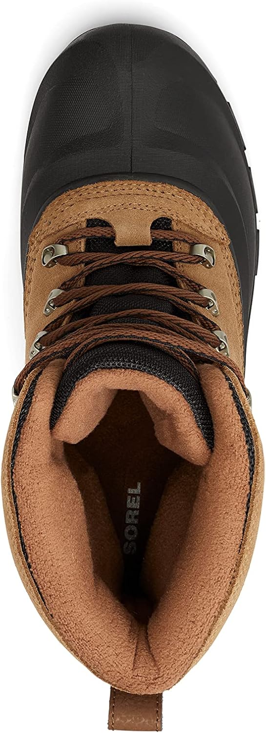 Sorel Buxton Lace Waterproof wasserdichte Winterstiefel für Herren, Braun (Delta x Black), 40 EU 42.