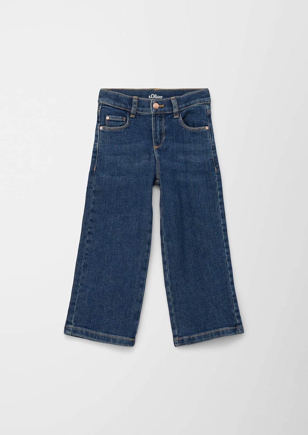 s.Oliver Junior Mädchen Jeans Hose, Wide Leg Blue 128