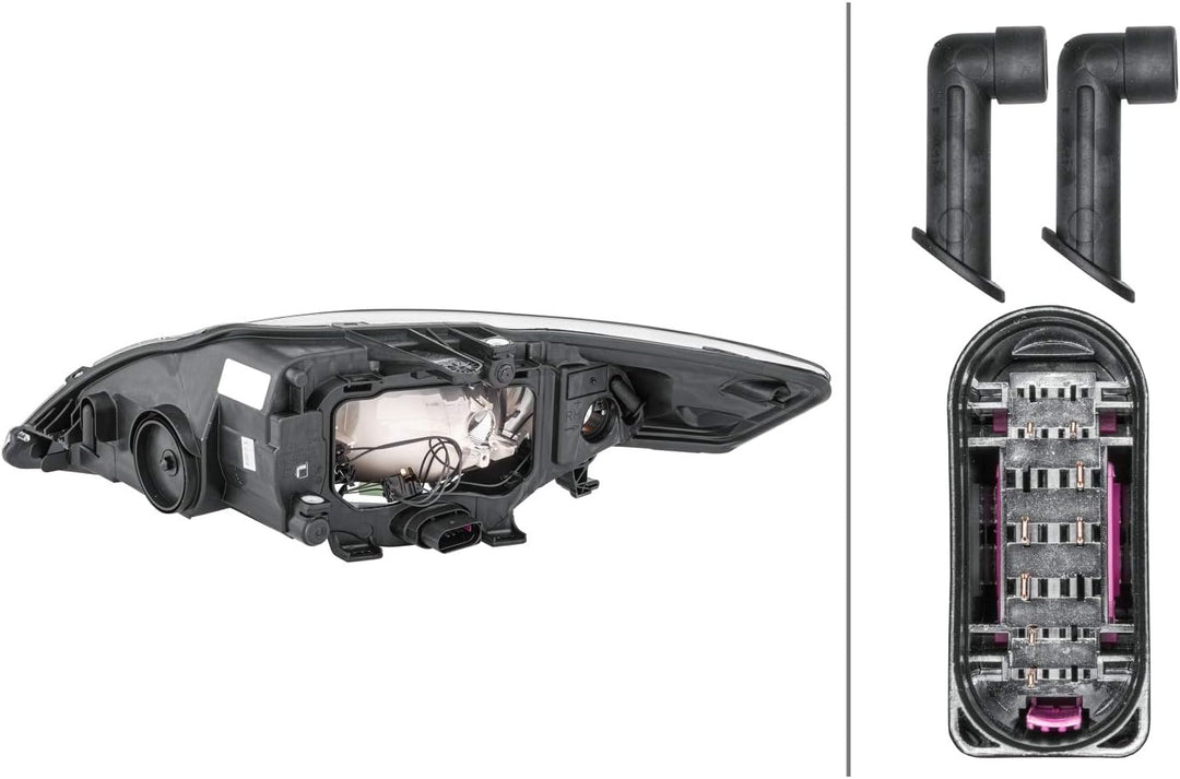 HELLA 1EB 354 996-021 Halogen-Hauptscheinwerfer - rechts - für u.a. Ford Mondeo IV Turnier (Ba7) Rec