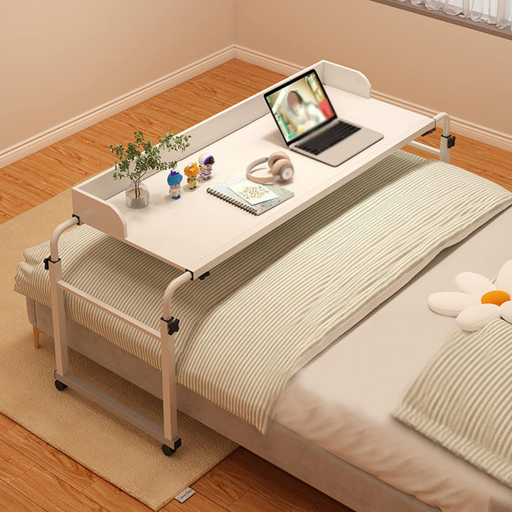 über-betttisch Auf Rollen Höhenverstellbar,überbetttisch Tisch Mit Klappbar Over Bed Table On Wheels