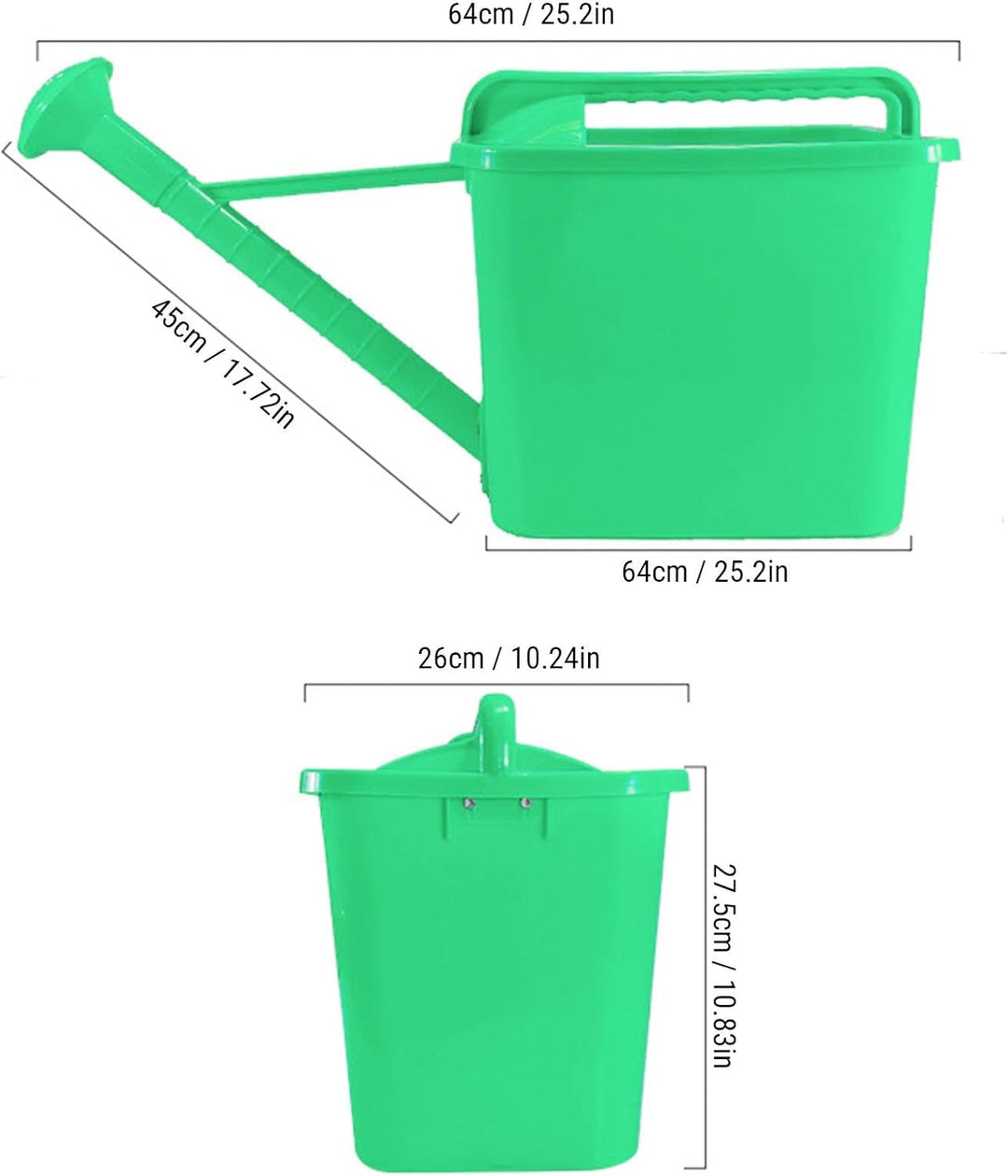 20L Kunststoff-Giesskanne, Grosse Garten-Giesskanne mit 3 Sprüh Modi, Multifunktion Aler PP-Pflanzen