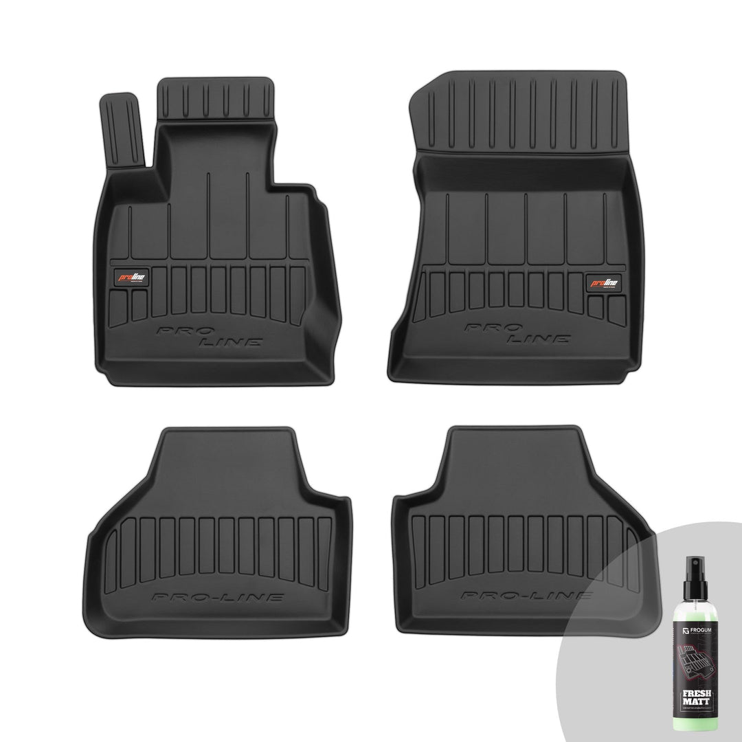 FROGUM ProLine 3D Gummimatten Exklusiven Auto Fussmatten Autofussmatten für BMW X4 F26 2014-2018 | D