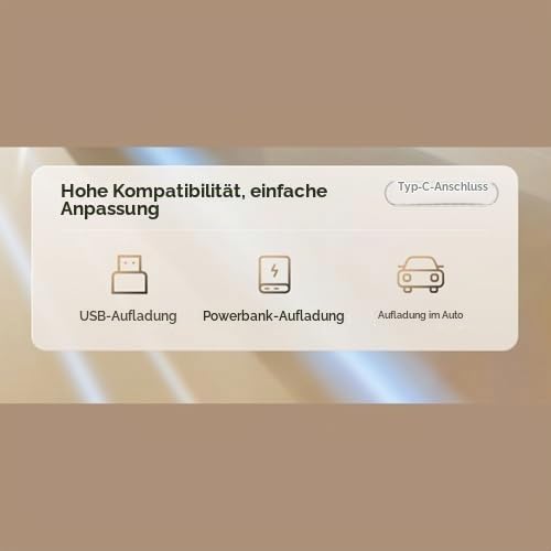 Keenso Reise-Wasserkocher, Edelstahl, Tragbar, 27000 MAh Akku, Schnelles Kochen in 10 Minuten, für C